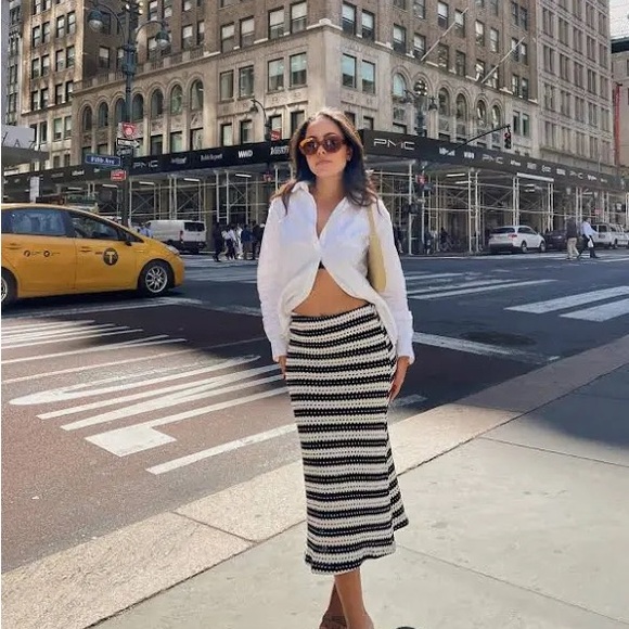 Knyt Studios Dresses & Skirts - Knyt Studios Black and White Maxi Skirt